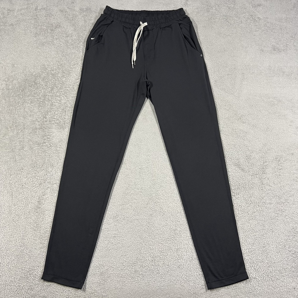Vuori Ponto Performance Jogger Pants Mens Small Black Athletic V418